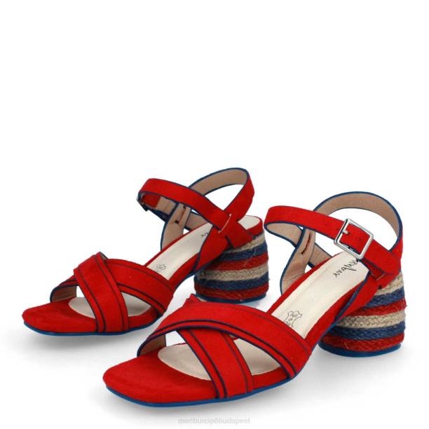 Camona piros Menbur nők alkalmi elegáns cipő 242F3594