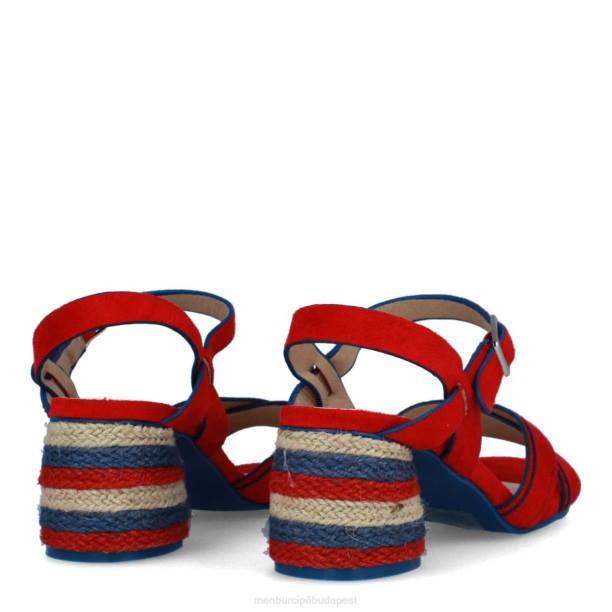 Camona piros Menbur nők alkalmi elegáns cipő 242F3594