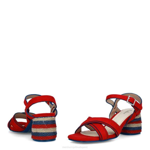 Camona piros Menbur nők alkalmi elegáns cipő 242F3594