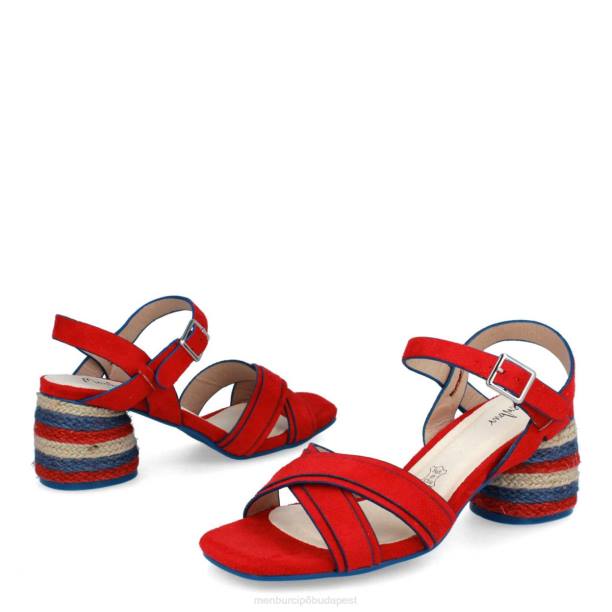Camona piros Menbur nők alkalmi elegáns cipő 242F3594