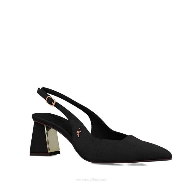 Szűz fekete Menbur nők alkalmi elegáns cipő 242F3478