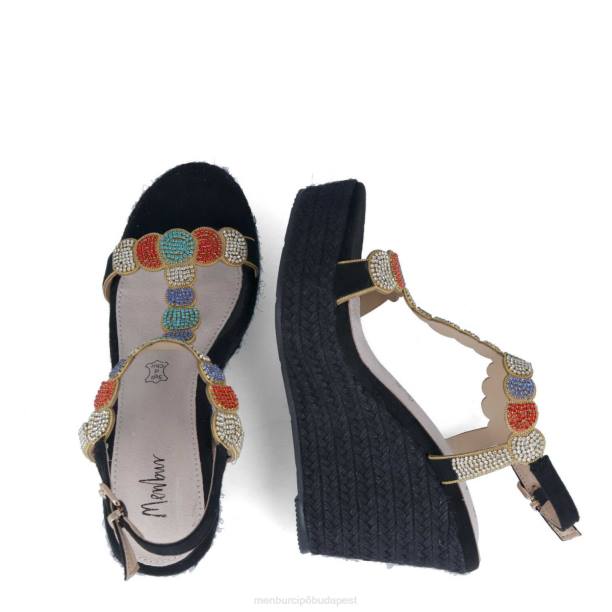 altieri fekete Menbur nők alkalmi elegáns cipő 242F311