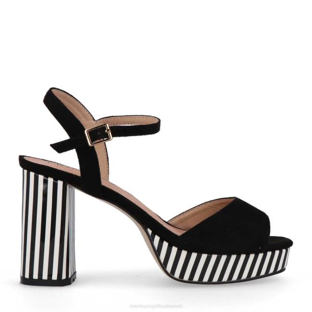 aunede fekete Menbur nők alkalmi elegáns cipő 242F349