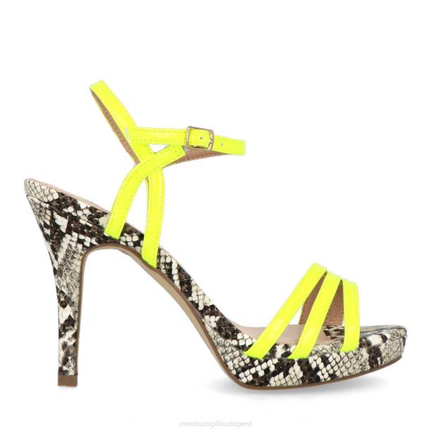 bazovica sárga Menbur nők alkalmi elegáns cipő 242F341