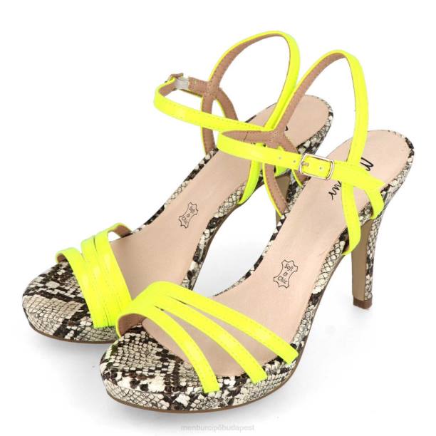 bazovica sárga Menbur nők alkalmi elegáns cipő 242F341