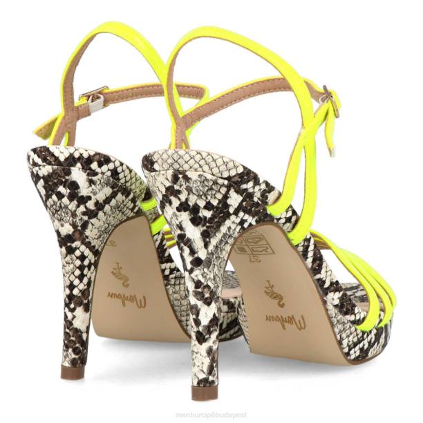 bazovica sárga Menbur nők alkalmi elegáns cipő 242F341