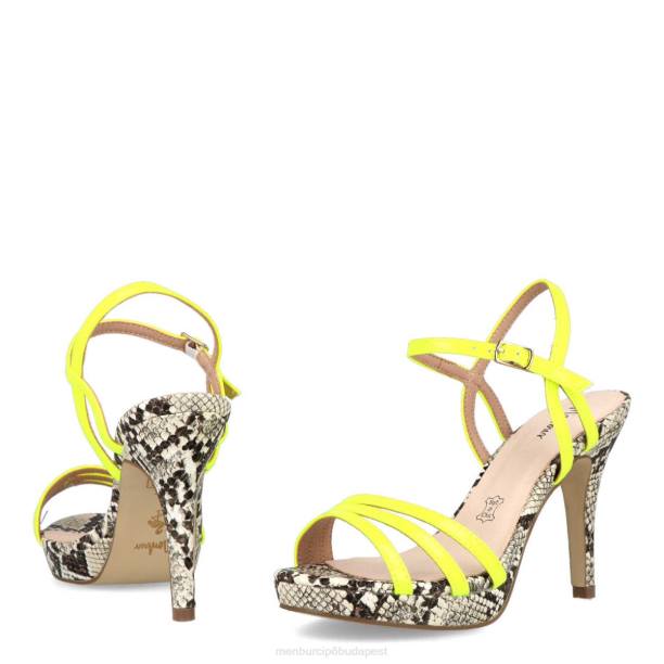 bazovica sárga Menbur nők alkalmi elegáns cipő 242F341