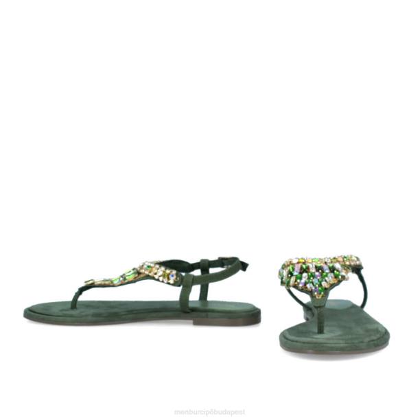 bazzano zöld Menbur nők alkalmi elegáns cipő 242F3523