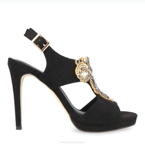 beorchia fekete Menbur nők alkalmi elegáns cipő 242F3302