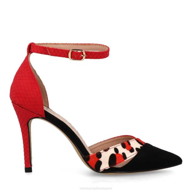bisenti piros Menbur nők alkalmi elegáns cipő 242F3596