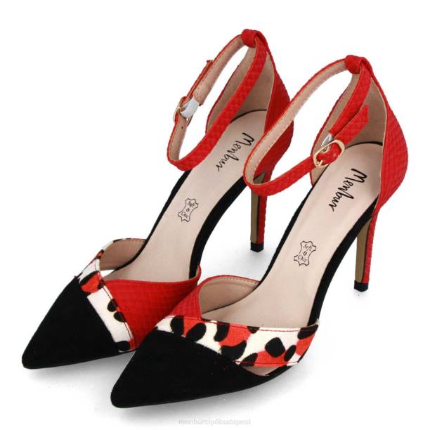 bisenti piros Menbur nők alkalmi elegáns cipő 242F3596