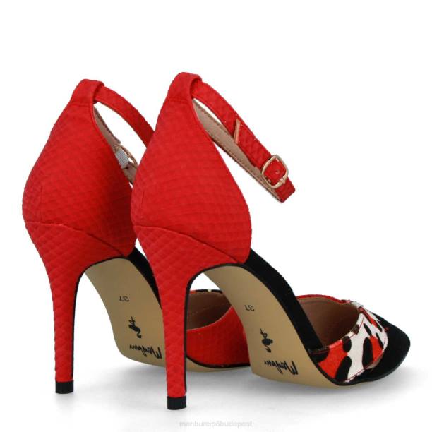 bisenti piros Menbur nők alkalmi elegáns cipő 242F3596