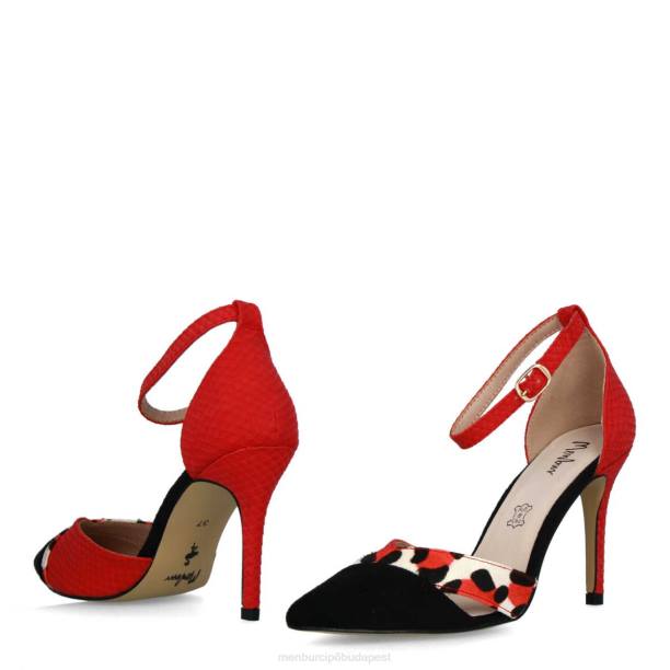 bisenti piros Menbur nők alkalmi elegáns cipő 242F3596