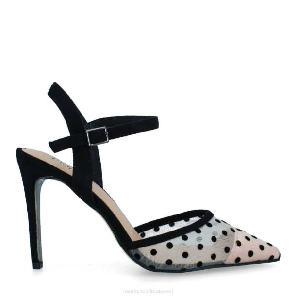 blavy fekete Menbur nők alkalmi elegáns cipő 242F371