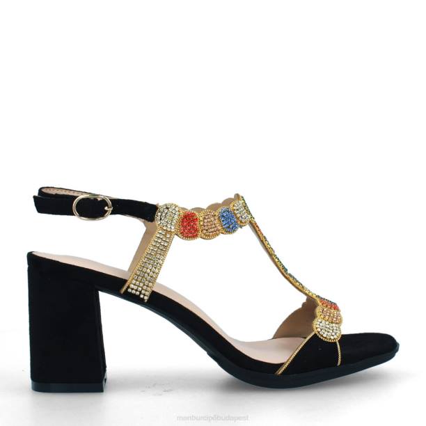 bolano fekete Menbur nők alkalmi elegáns cipő 242F496