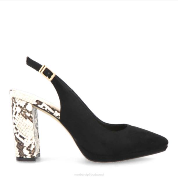 bomeránó fekete Menbur nők alkalmi elegáns cipő 242F486