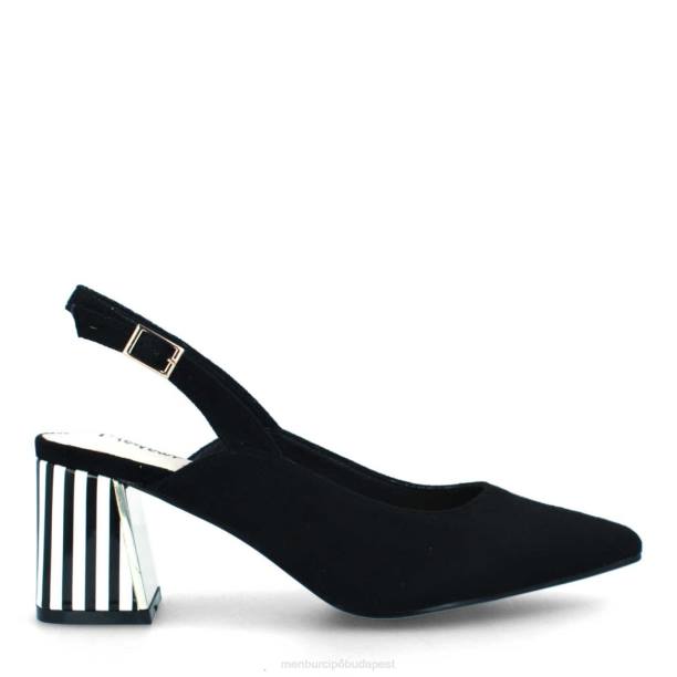 bonavicina fekete Menbur nők alkalmi elegáns cipő 242F3059