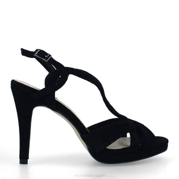 bordonaro fekete Menbur nők alkalmi elegáns cipő 242F3304