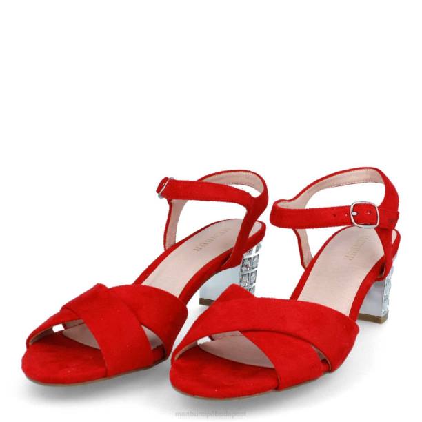 borgata piros Menbur nők alkalmi elegáns cipő 242F498