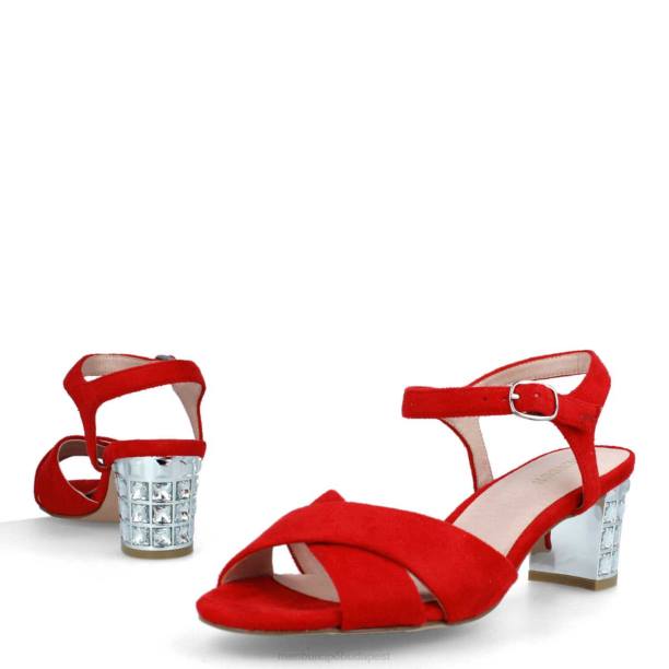 borgata piros Menbur nők alkalmi elegáns cipő 242F498