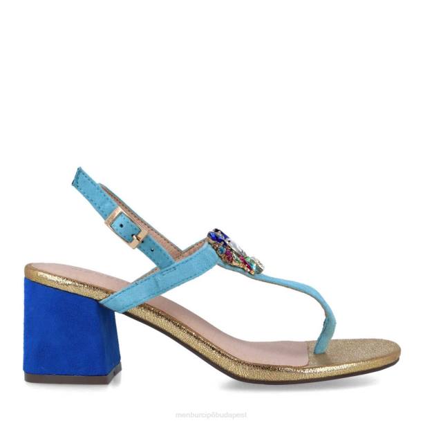 borriana azul medio Menbur nők alkalmi elegáns cipő 242F3119