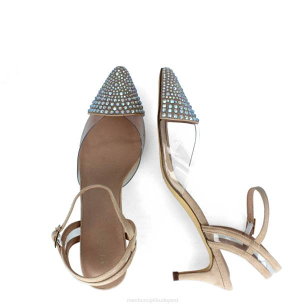 braulinok bézs Menbur nők alkalmi elegáns cipő 242F3071
