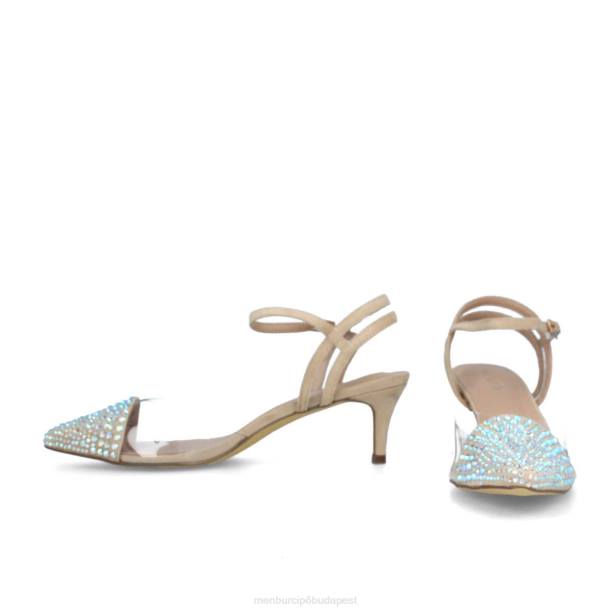 braulinok bézs Menbur nők alkalmi elegáns cipő 242F3071