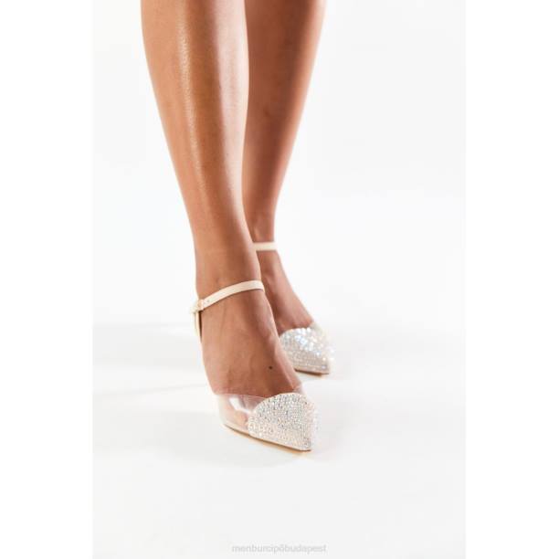 braulinok bézs Menbur nők alkalmi elegáns cipő 242F3071