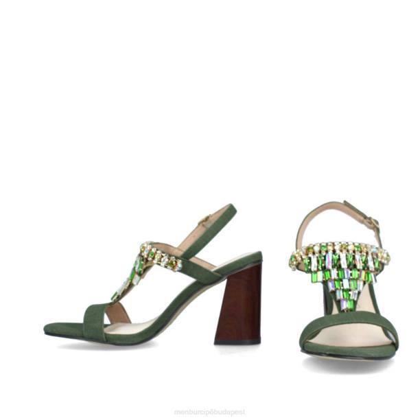 bronzos zöld Menbur nők alkalmi elegáns cipő 242F3093