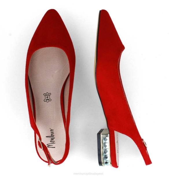 calamia piros Menbur nők alkalmi elegáns cipő 242F3266