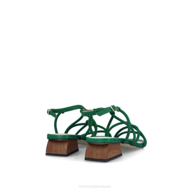 capiton zöld Menbur nők alkalmi elegáns cipő 242F3548