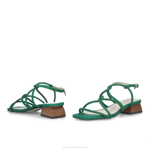 capiton zöld Menbur nők alkalmi elegáns cipő 242F3548