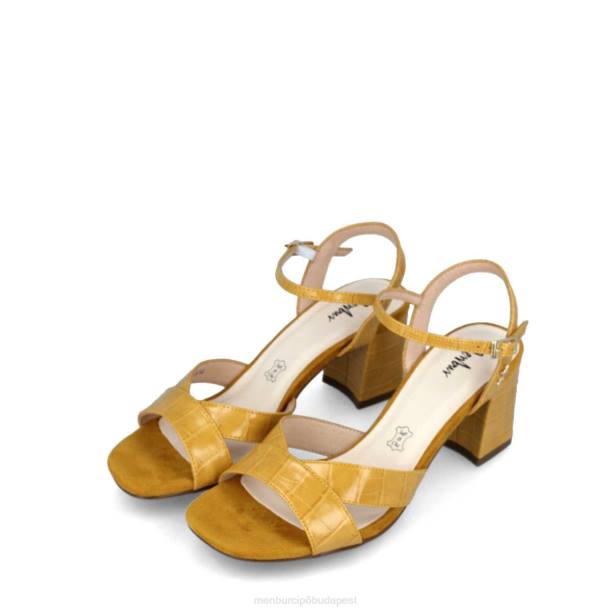 capodimonte sárga Menbur nők alkalmi elegáns cipő 242F3129