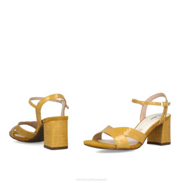 capodimonte sárga Menbur nők alkalmi elegáns cipő 242F3129