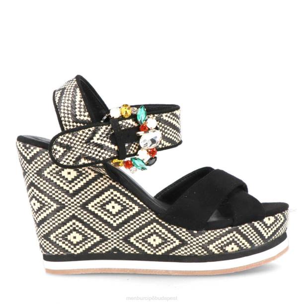 castello fekete Menbur nők alkalmi elegáns cipő 242F297