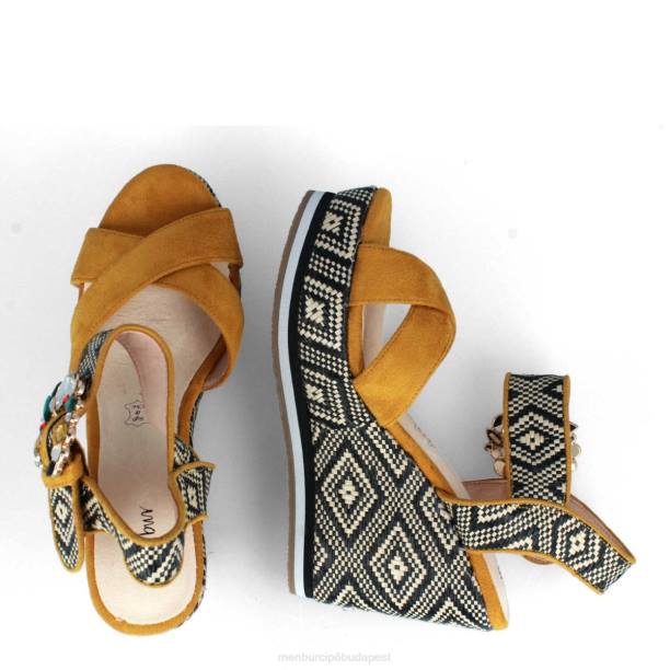 castello sárga Menbur nők alkalmi elegáns cipő 242F3193