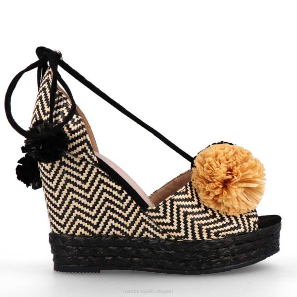 ciamporino fekete Menbur nők alkalmi elegáns cipő 242F517