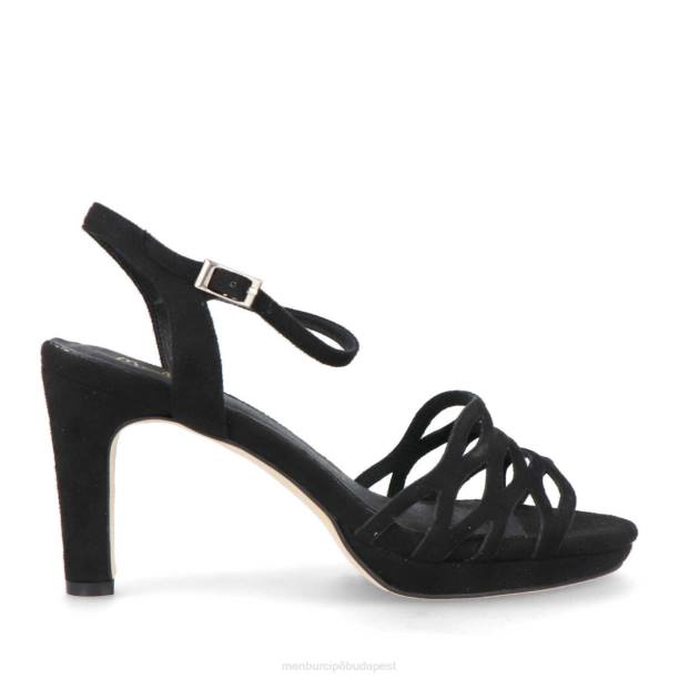 trento fekete Menbur nők alkalmi elegáns cipő 242F3312