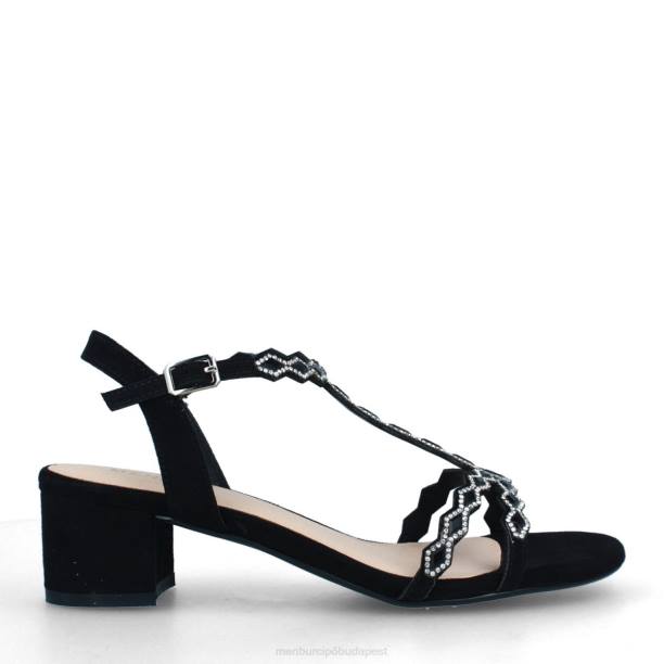 vescona fekete Menbur nők alkalmi elegáns cipő 242F506