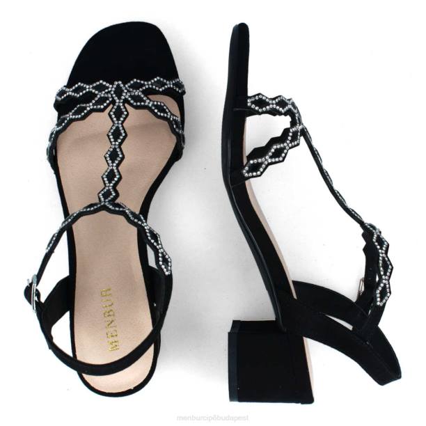 vescona fekete Menbur nők alkalmi elegáns cipő 242F506