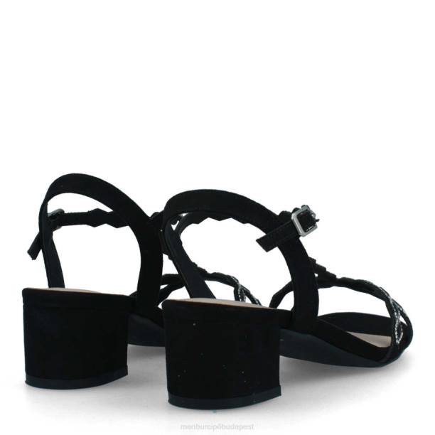 vescona fekete Menbur nők alkalmi elegáns cipő 242F506