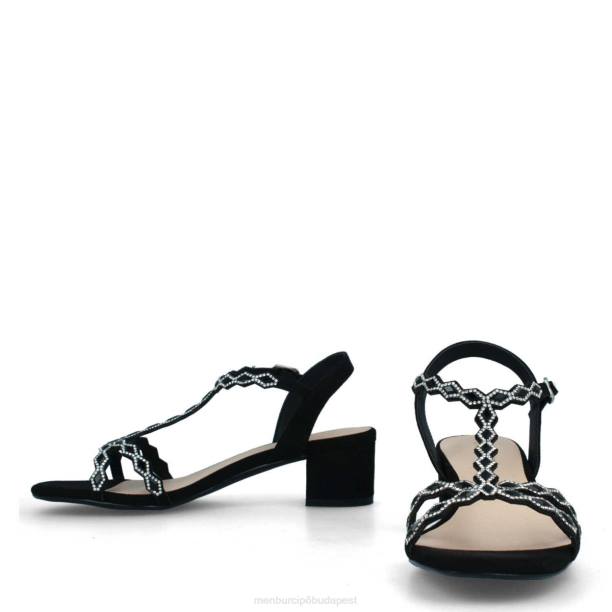 vescona fekete Menbur nők alkalmi elegáns cipő 242F506