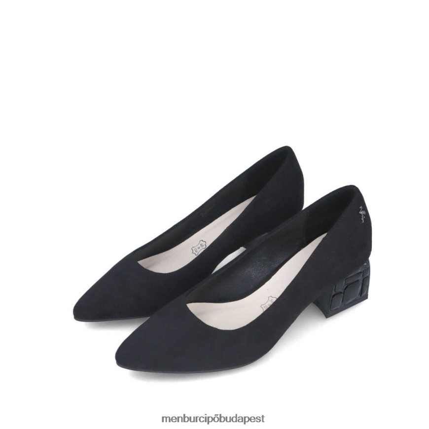 ailanthea fekete nők Menbur közép- és alacsony sarkú 8HTBV5893