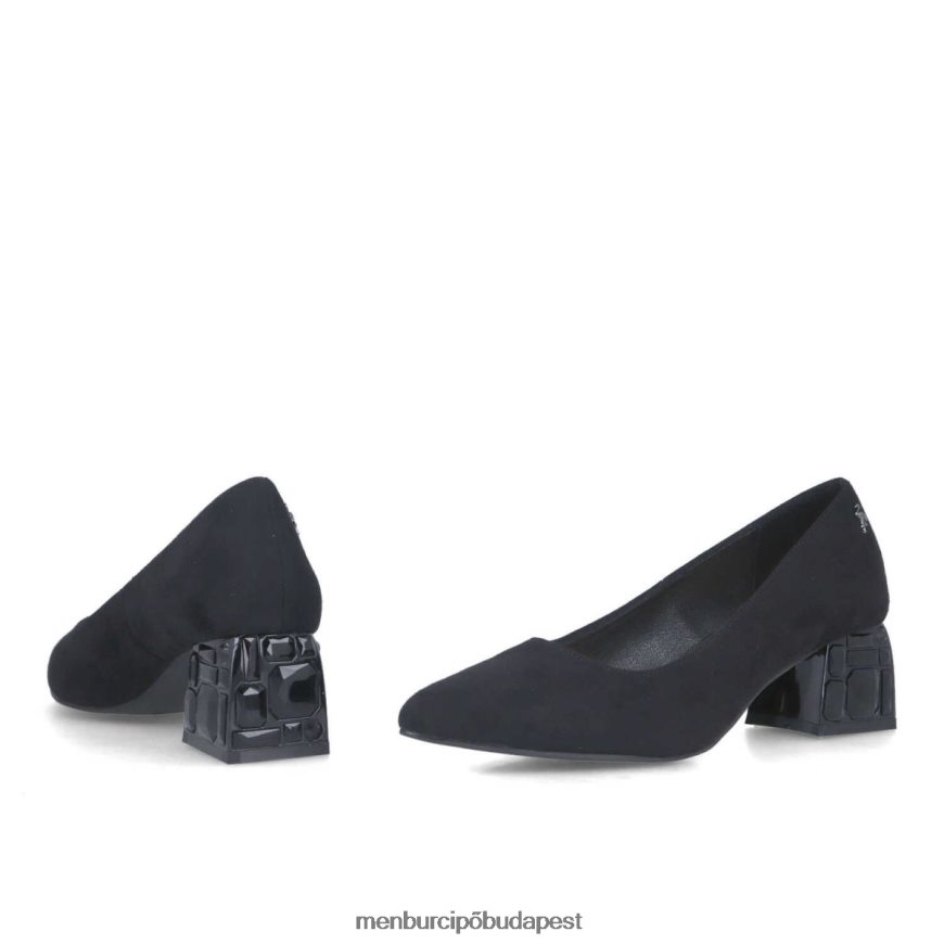 ailanthea fekete nők Menbur közép- és alacsony sarkú 8HTBV5893