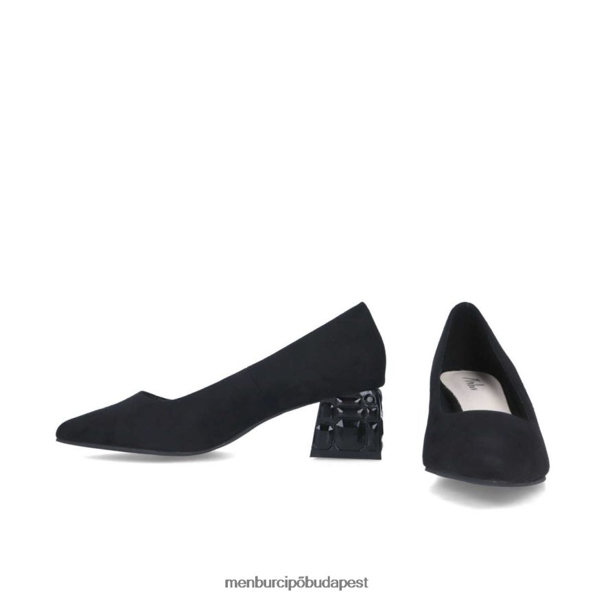 ailanthea fekete nők Menbur közép- és alacsony sarkú 8HTBV5893