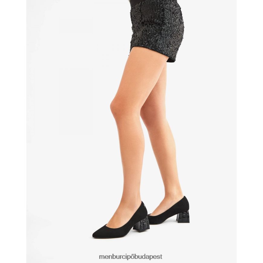 ailanthea fekete nők Menbur közép- és alacsony sarkú 8HTBV5893