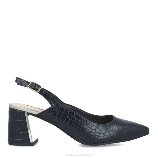 alpetta fekete Menbur nők közép- és alacsony sarkú 242F1677