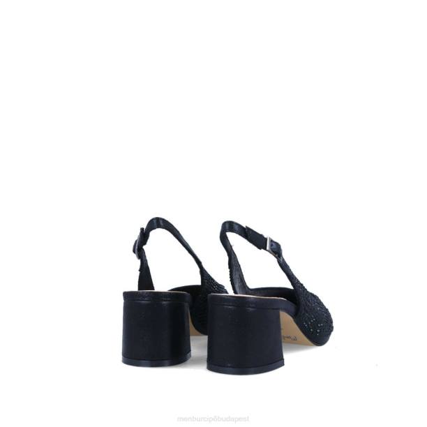cefali fekete Menbur nők közép- és alacsony sarkú 242F1747