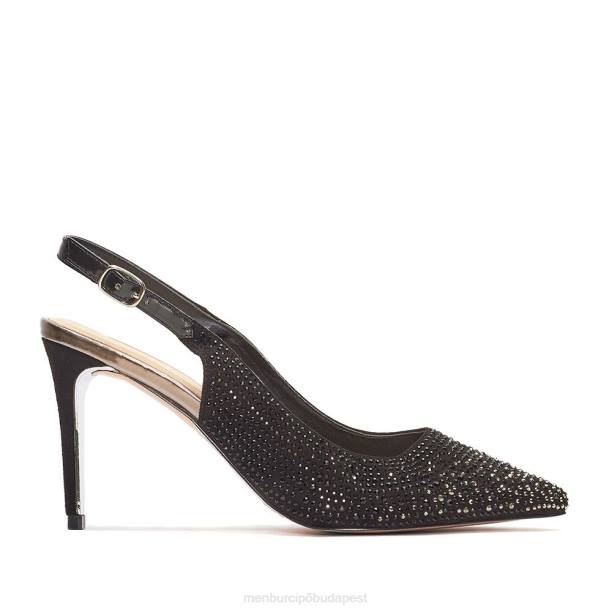 dotti fekete Menbur nők közép- és alacsony sarkú 242F1804