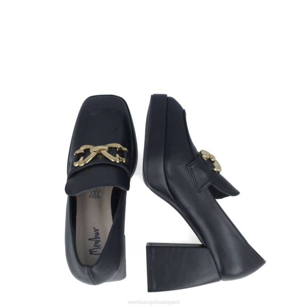 jaspe fekete Menbur nők közép- és alacsony sarkú 242F1628